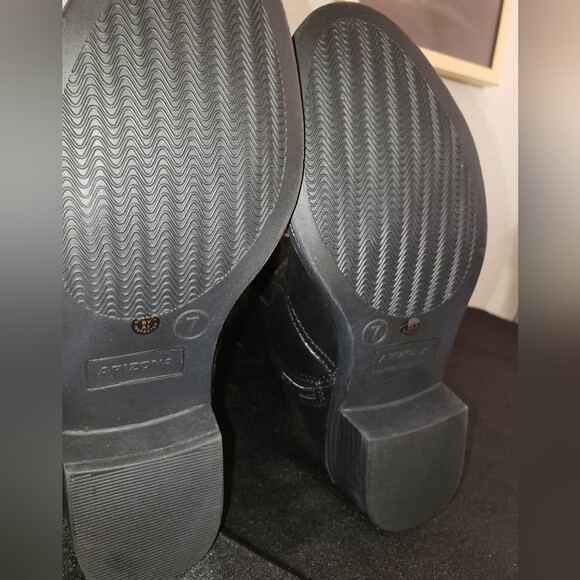 ARIZONA Black faux leather boots - Picture 5 of 8